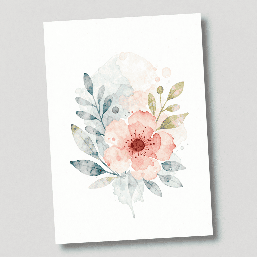 Abstract geometric paper design with pastel colors